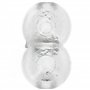 cyclingcolors 2x Arrêt de chainette de store intérieur avec boule Ø 4,5mm et pas de 6mm en PVC translucide Accessoire Volet roul