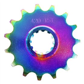 cyclingcolors pignon moto scooter cyclomoteur compatible avec am6 minarelli neo chrome 420 15 dents sortie de boite