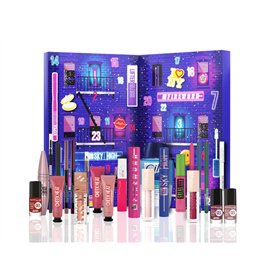 Maybelline New York – Calendrier de l'Avent 2024 – Coffret 24 Produits de Maquillage – Grand Format – Teint