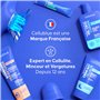Masseur Anti-Cellulite Cellublue - Rouleau Palper Rouler Manuel à 4 Rouleaux & 144 Picots - Élimine Cellulite et Peau d'Orange -