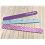 Lulu Castagnette - Limes à Ongles Double Face - Lime de Ponçage - Imprimé Tendance - Accessoires Outils de Manucure - Couleurs A