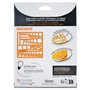GRAPH'IT Normographe Gabarit OTAN - Idéal Traçage pour Cartes et Schémas - 87 Formes Géométriques - Acrylique Souple et Résistan