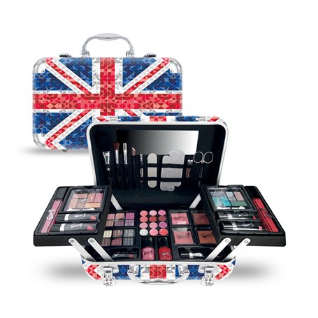 GLOSS! | Coffret Beauté Femme | Coffret Cadeau Femme|Cadeaux Noël |Palette de Maquillage UK STYLE XL | 60 pièces : Blush