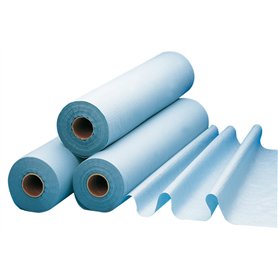 LCH – Draps d’Examen – Plastifiés – Résistants – Absorption Optimale – Pré-Découpés tous les 38 cm – Largeur 50 cm – Livraison p