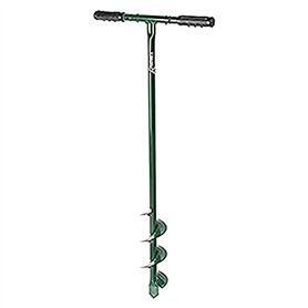 Ribiland 05496 Tarière Manuelle avec Fraise Vert 150 mm