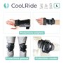 COOLRIDE - Ensemble Protections Adulte Taille L ? Genouillères, Coudières, Protège-Poignets ? Réglables et Confortables ? Trotti
