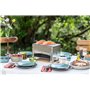 Louis Tellier - Barbecue de Table pour Extérieur – Portable – Grill Charbon - Qualité Professionnelle - Stable – Compact et Sécu