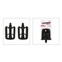 UPFIT - Pédales pour vélo - Lot de 2 pédales Plastique Anti-dérapante VTT/VTC, Lot de 2 pédales vélo Adulte en Plastique - Pas d