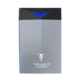 BERSERKER GAMING BOITIER Externe Gamer GOTHS Silver-Blue
