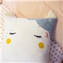 CÔTE DECO Parure de lit imprimée 140x200 cm Enfant - Housse de Couette 140x200 cm + 1 Taie d'oreiller 63x63 cm Motif Licorne cœu