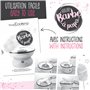 ScrapCooking - Machine Barbe à Papa - Kit Complet pour faire Barbes à Papa Maison : Avec Sucre, Bâtonnets & Cuillère Mesure - At