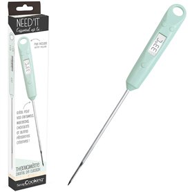 ScrapCooking - Thermomètre Digital Cuisine Pâtisserie Need’it - Compatible Induction - Thermomètre Alimentaire avec Sonde Inox &