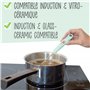 ScrapCooking - Thermomètre Digital Cuisine Pâtisserie Need’it - Compatible Induction - Thermomètre Alimentaire avec Sonde Inox &