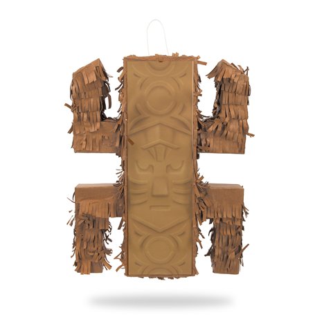 PARTYPRO Pinata Totem aventurier - Marron - Taille Unique