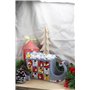 MegaCrea DIY Mini Pompons Pailleté Couleur De Noel 200 Pièces