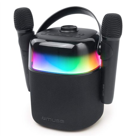 Enceinte Bluetooth avec Microphone Karaoké Muse MUSE M-530 KA 30 W Noir