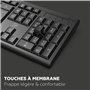 Ensemble clavier souris - MOBILITY LAB - Alpha - Ergonomique - Sans fil - Pavé numérique intégré