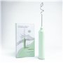 CLIMSOM Mélangeur Biberon Anti-Grumeau Rechargeable USB - Mélange Homogène en Quelques Secondes - 3 Vitesses - Facile à Utiliser