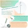 CLIMSOM Mélangeur Biberon Anti-Grumeau Rechargeable USB - Mélange Homogène en Quelques Secondes - 3 Vitesses - Facile à Utiliser