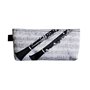 Trousse musique Clarinette en nylon imperméable Dimension 22 x 10 cm