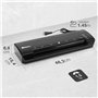 Waytex 78208 Plastifieuse A3 A4 A5 A6 Pro Ultra Rapide Plastification à Chaud et à Froid jusqu’à 2x250 microns avec Température 