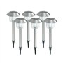 Xanlite PACK6SO1017 Xanlite-PACK6SO1017-Pack de 6 balises solaires-LED-RVB-Autonomie 8 h-IP44-Blanc