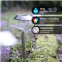 Xanlite PACK6SO1017 Xanlite-PACK6SO1017-Pack de 6 balises solaires-LED-RVB-Autonomie 8 h-IP44-Blanc, Blanc