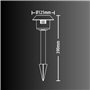 Xanlite PACK6SO1017 Xanlite-PACK6SO1017-Pack de 6 balises solaires-LED-RVB-Autonomie 8 h-IP44-Blanc, Blanc