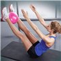 Sun & Sia - Lot de 2 Ballons de Yoga et Fitness Taille 25 cm Rose et Gris - Pour Enfants et Adultes - Résistants et Multi-usages