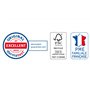 Love & Green - Papier Toilette 3 plis - triple épaisseur - Hypoallergénique (certifié Dermatest) et Ecologique (certifié FSC) - 