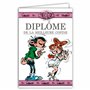 Gaston Lagaffe GLDP-7016 Carte double avec enveloppe Diplôme de la Meilleure Copine Amie Pote - Amitié Mlle Mademoiselle Jeanne 