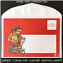 Gaston Lagaffe GLDP-7016 Carte double avec enveloppe Diplôme de la Meilleure Copine Amie Pote - Amitié Mlle Mademoiselle Jeanne 