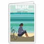 AFIE 69-4302 Carte Heureux Anniversaire - Enveloppe - pour Jeune Fille ou Femme - Mini Posters Format 17x11