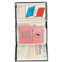Syl'la Hibou Porte Carte Grise et Papier Voiture en Simili pour Femme ou Homme Noir
