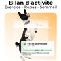 Invoxia Minitailz - Traceur GPS & Santé n°1 pour Chien - Alertes Anti-Fugue, Scan respiratoire - Localisation Temps réel, Rechar