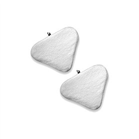 SHOP-STORY - Lot de 2 - Grande Lingette Microfibres Lavable pour Balai Vapeur H20 Mop X5 et d’autres Modèles
