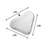 SHOP-STORY - Lot de 2 - Grande Lingette Microfibres Lavable pour Balai Vapeur H20 Mop X5 et d’autres Modèles