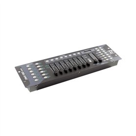 BoomToneDJ DMX 192 mk2 Contrôleur DMX 512 professionnel Console 192 canaux. 23 banques de 8 scènes programmables. Contrôle jeux