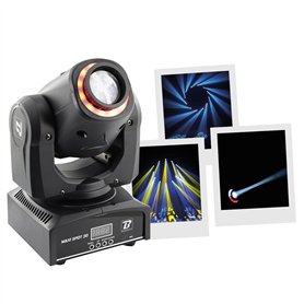 BoomToneDJ Maxi Spot 30 Tête mobile LED RGB 30W Lyre spot pour soirée Disco DJ Eclairage de scène Spot DMX Automatique Détection