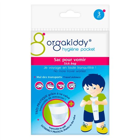 Orgakiddy Sac pour Vomir 3 Unités