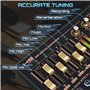 Todeco Studio de Production de Podcast Mélangeur Audio Portable Bluetooth Contrôleur avec Effets de Mi