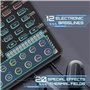 Mixeur DJ avec Carte Son, Todeco Studio de Production de Podcast Mélangeur Audio Portable Bluetooth Contrôleur avec Effets de Mi