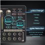 Mixeur DJ avec Carte Son, Todeco Studio de Production de Podcast Mélangeur Audio Portable Bluetooth Contrôleur avec Effets de Mi
