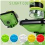 Todeco 50X-250X Microscope pour Enfants, Microscope de Poche et de Table 2 en 1, avec Zoom éclairé par LED, pour Les Enfants, Le