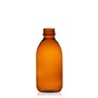 6 x flacons vides en Verre ambré avec Bouchon - Contenance 125 ML - FL26125