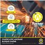 AUVRAY - Ancrage au sol ou mural avec chaine SRA 1M-CHAINE XTREM PROTECT D. 13,5 L. 100-Protection maximale-Bloc de Condamnation