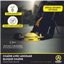 AUVRAY - Ancrage au sol ou mural avec chaine SRA 1M-CHAINE XTREM PROTECT D. 13,5 L. 100-Protection maximale-Bloc de Condamnation