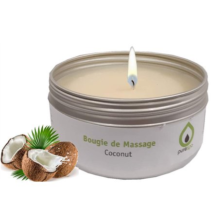 Purespa Bougie de Massage naturelle parfumée - 100% sensuel et relaxant ( Coconut