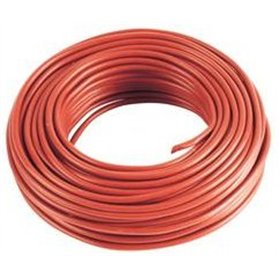 5 m Cable souple rouge 10mm2 multibrin pour cablage des systèmes énergétiques