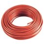 5 m Cable souple rouge 10mm2 multibrin pour cablage des systèmes énergétiques